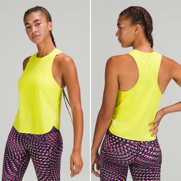 lululemon athletica | SeaWheeze Lightweight Run Kit Tank Top Yellow Serpentine - Picture 5 of 5